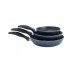 3 Pcs Non Stick Stir Fry Pan Set