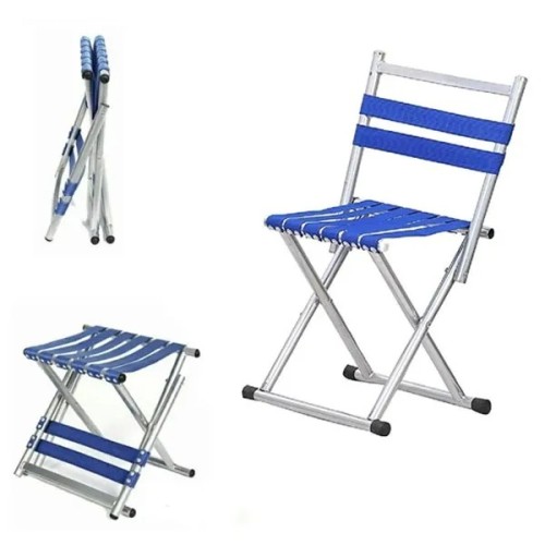 2 In 1 Folding Steel Chair