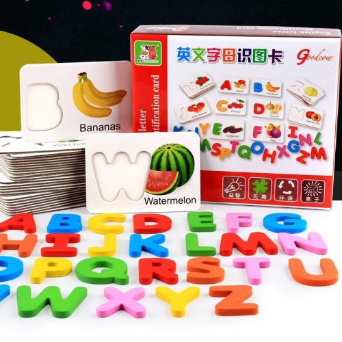 Kids English Letter Identification Card