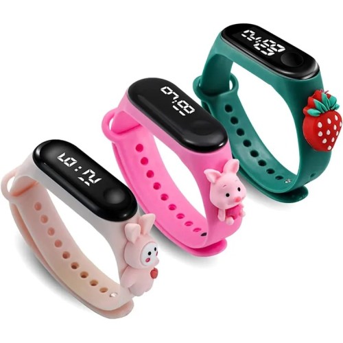 Led digital Kids Watch